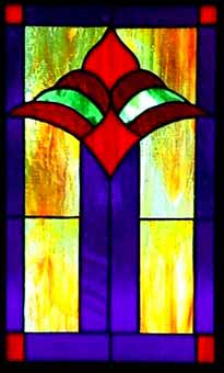 First Stained Glass Window