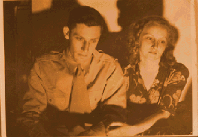 Old sepia photograph of Page & Eloise